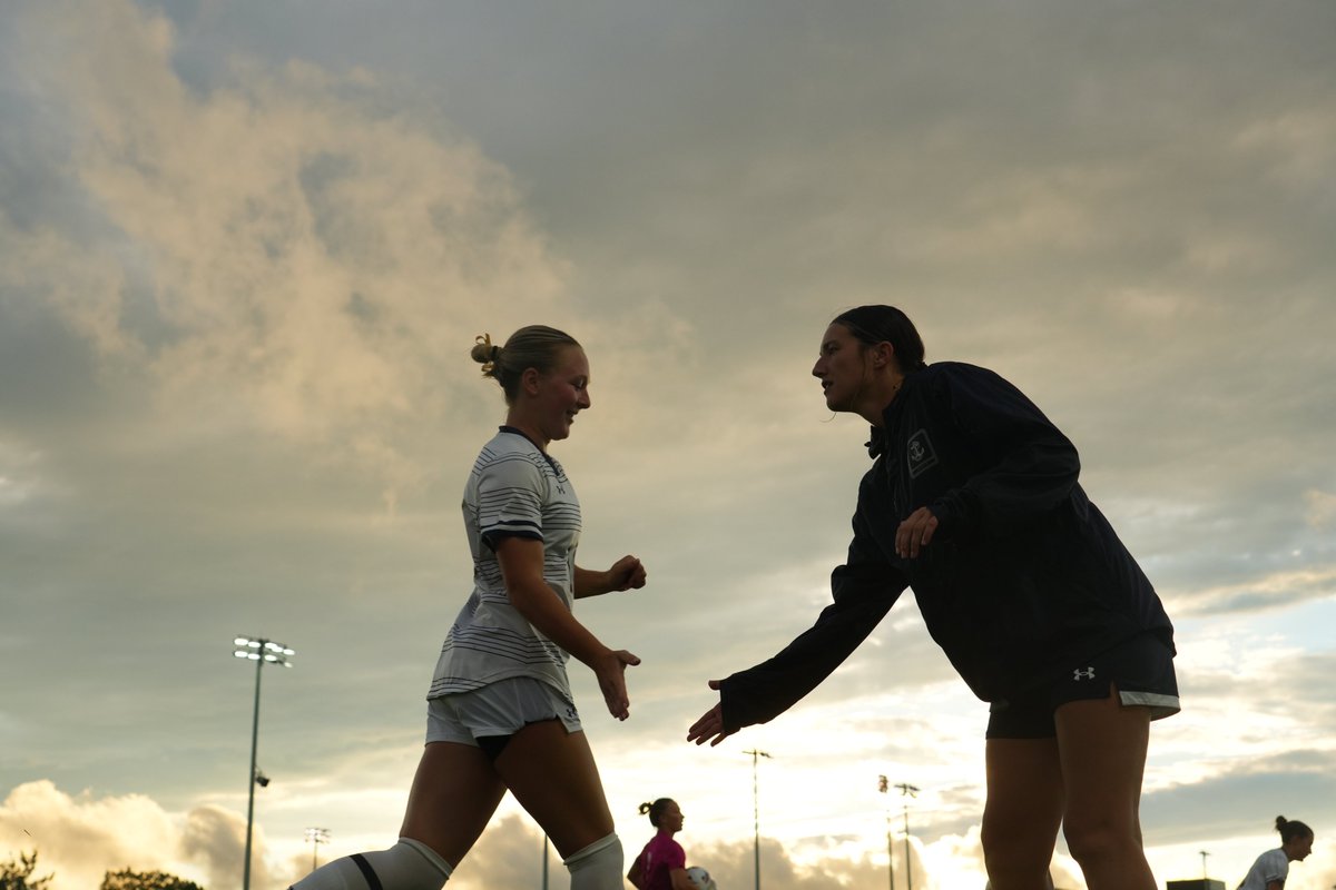 NavyWSoccer's tweet photo. Skies have cleared lets play some soccer!

#GoNavy | #BeatAirForce https://t.co/ylm3cXjEkr