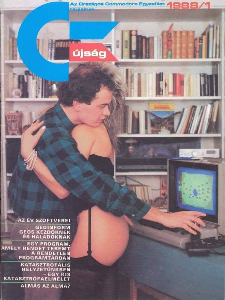 sovietvisuals's tweet photo. "Commodore" Hungarian computer magazine, 1988. https://t.co/XGc6mO0TUr
