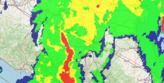 AllertaMeteoRER's tweet photo. ⚡️#InfoMeteoER Linea di #temporali sui rilievi delle province di #ReggioEmilia e #Modena con piogge intense e frequenti fulminazioni in spostamento verso nord-est in direzione della provincia di Bologna.
➡️https://t.co/U43jUOxabj https://t.co/EUbQmFWHSN