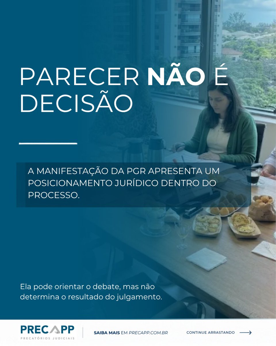 precapp's tweet photo. Parecer da PGR não é decisão do STF.

Em nova análise, explicamos o que a manifestação na ADI 7873 encaminha e o que permanece intacto no regime dos precatórios.

Leia no site da Precapp:
https://t.co/ML7z9QNEcO https://t.co/aEXChgQN1m