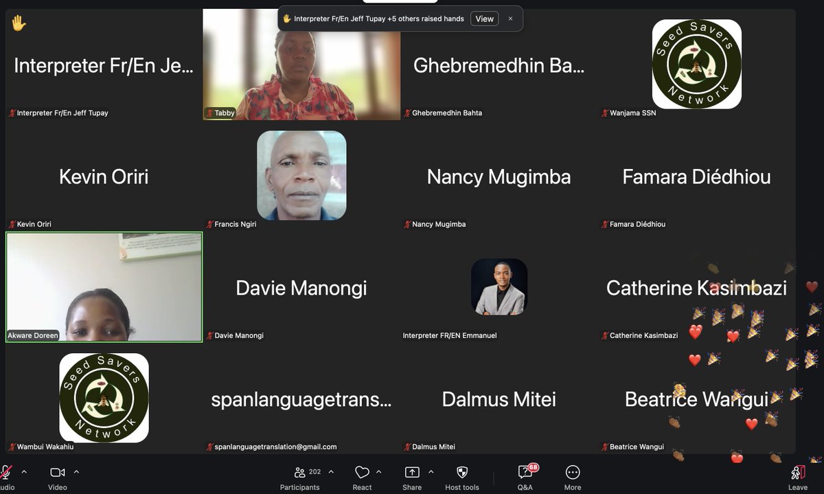 Seedsavers_KE's tweet photo. Many thanks to our speakers who participated in the launch of our upcoming conference.
Register to attend the conference in November: https://t.co/1u4pDzzkC7
#IndigenousSeedsEA2026 #SeedSovereignty #UnitedForLocalSeeds #FoodSovereignty
@DoreenAkware @famara2001 @Nancy_Mugimba https://t.co/irb5rNVVUB