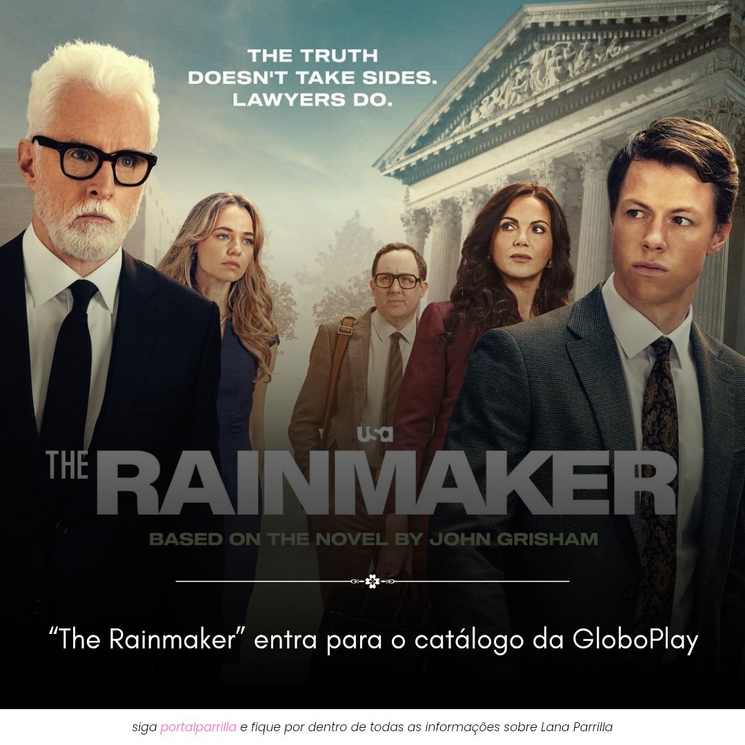 BRParrilla's tweet photo. 📺🌧️ | Quer matar a saudade de The Rainmaker enquanto espera pela 2ª temporada?

Então já sabe! 👀 Toda segunda-feira, tem episódio da 1ª temporada disponível no site e no app da @globoplay. 🍿 https://t.co/xK1eWyUGUm