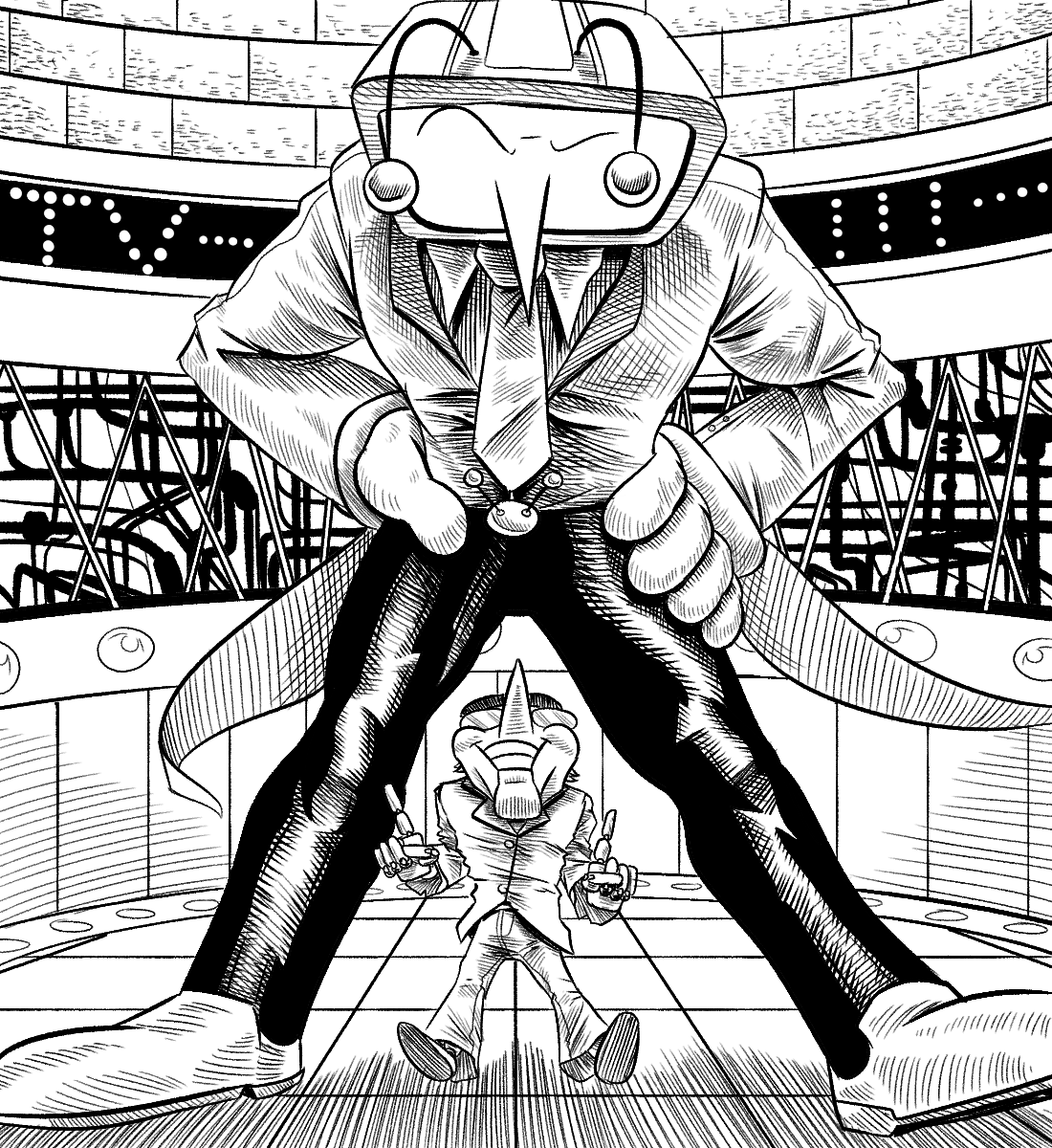 PbBancb0's tweet photo. since these have been getting some decent traction, then why not throw the one time I drew Spamton and Tenna #spamtenna #deltarunefanartㅤ https://t.co/knOQlEaPdh