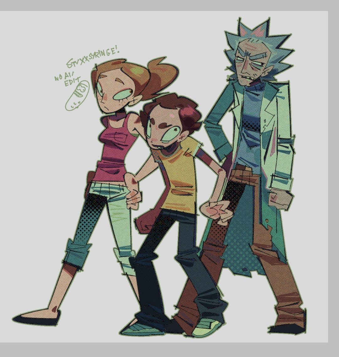 styxxsyringe's tweet photo. [#RickAndMorty] between-comm doodle https://t.co/98oKbL14um