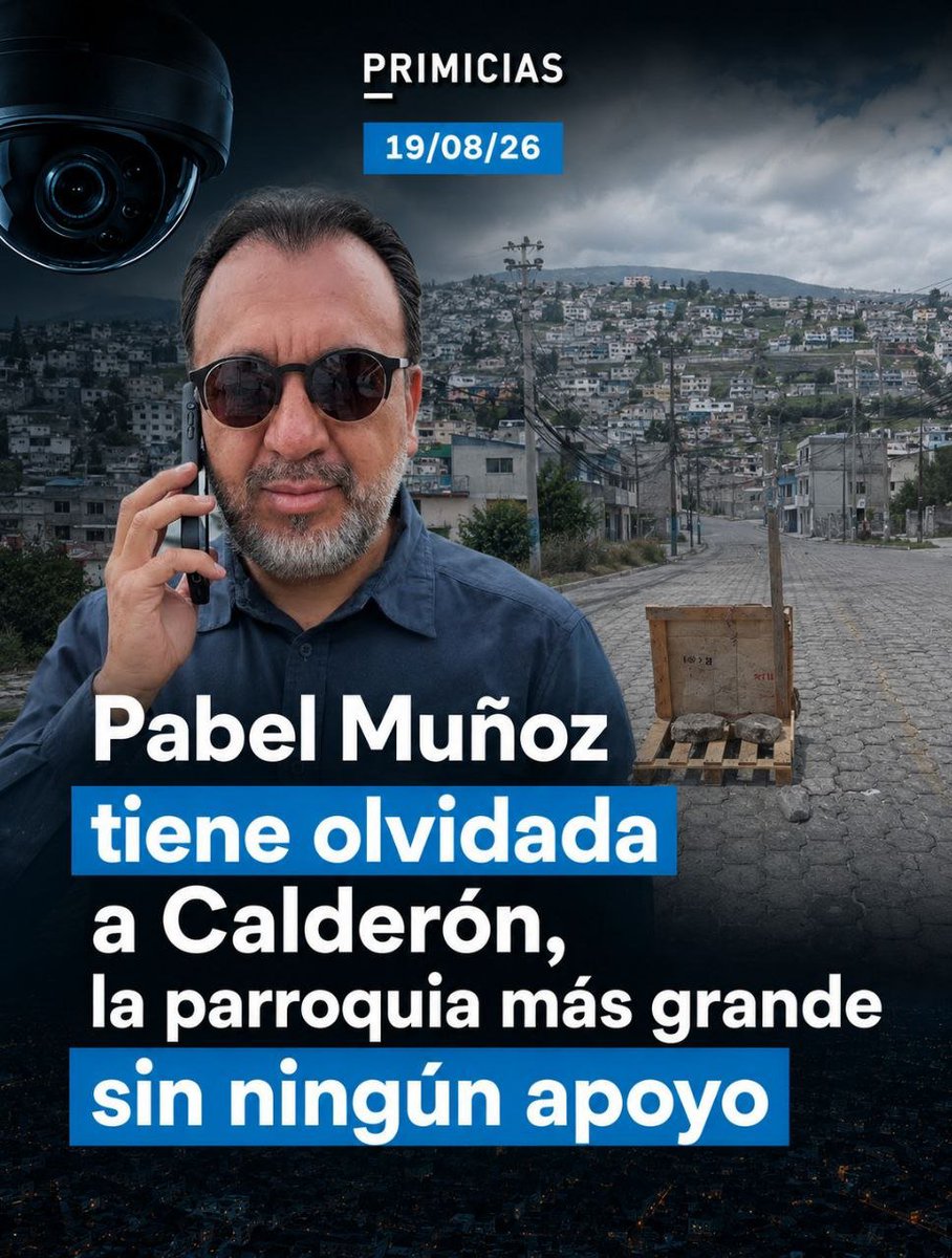 SamuelFuen3w's tweet photo. @ElBalance_EC @raguilarandrade @Expresoec @DanielNoboaOk La parroquia de Calderón está completamente desatendida. Calles destruidas y un municipio donde @Pabelml brilla por su ausencia. TuSabesQuienLoHizo con desorganización. SabemosQuePabelNoHace https://t.co/l2kMsrMYcu