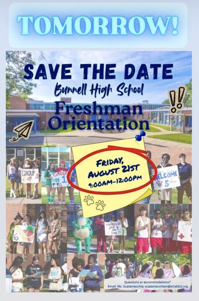 BunnellBulldogs's tweet photo. TOMORROW IS THE BIG DAY TO WELCOME OUR NEW BULLDOGS CLASS OF 2 0 3 0 ! ππΎ
#bulldogstrong https://t.co/zkxFXfzNxv