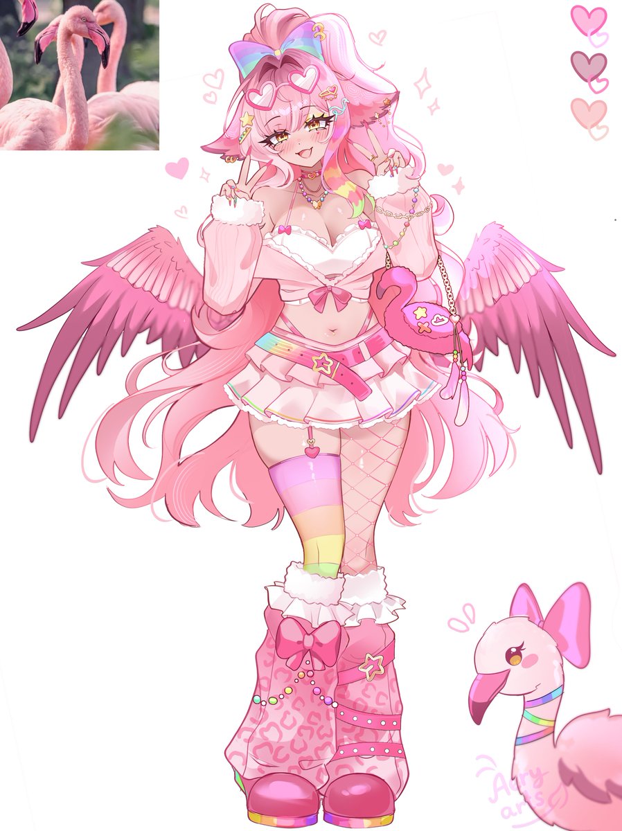 NagisaNemu's tweet photo. Flamingo Vtuber Bundle for Sale🦩
selling my adorable flamingo girl by @AeryArts 
includes:
17 emotes
12 art pieces
normal + comfy outfit look
live 2d art (no rig)
2wintails customizable retextures
$1K USD (payment plans included) 
please dm me if interested I really need funds! https://t.co/9GyUOcavYx