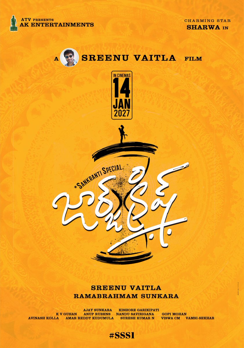 RakeShPrabhas20's tweet photo. VYOM CINEMAS ENTERS OVERSEAS DISTRIBUTION 🌍🎬
#GeorgeKrish, starring #Sharwanand and directed by #SreenuVaitla, marks VYOM Cinemas’ official entry into the overseas film distribution market.
The Film is set for a grand Sankranthi release on January 14, 2027 🔥 https://t.co/hYzJWWbfqh