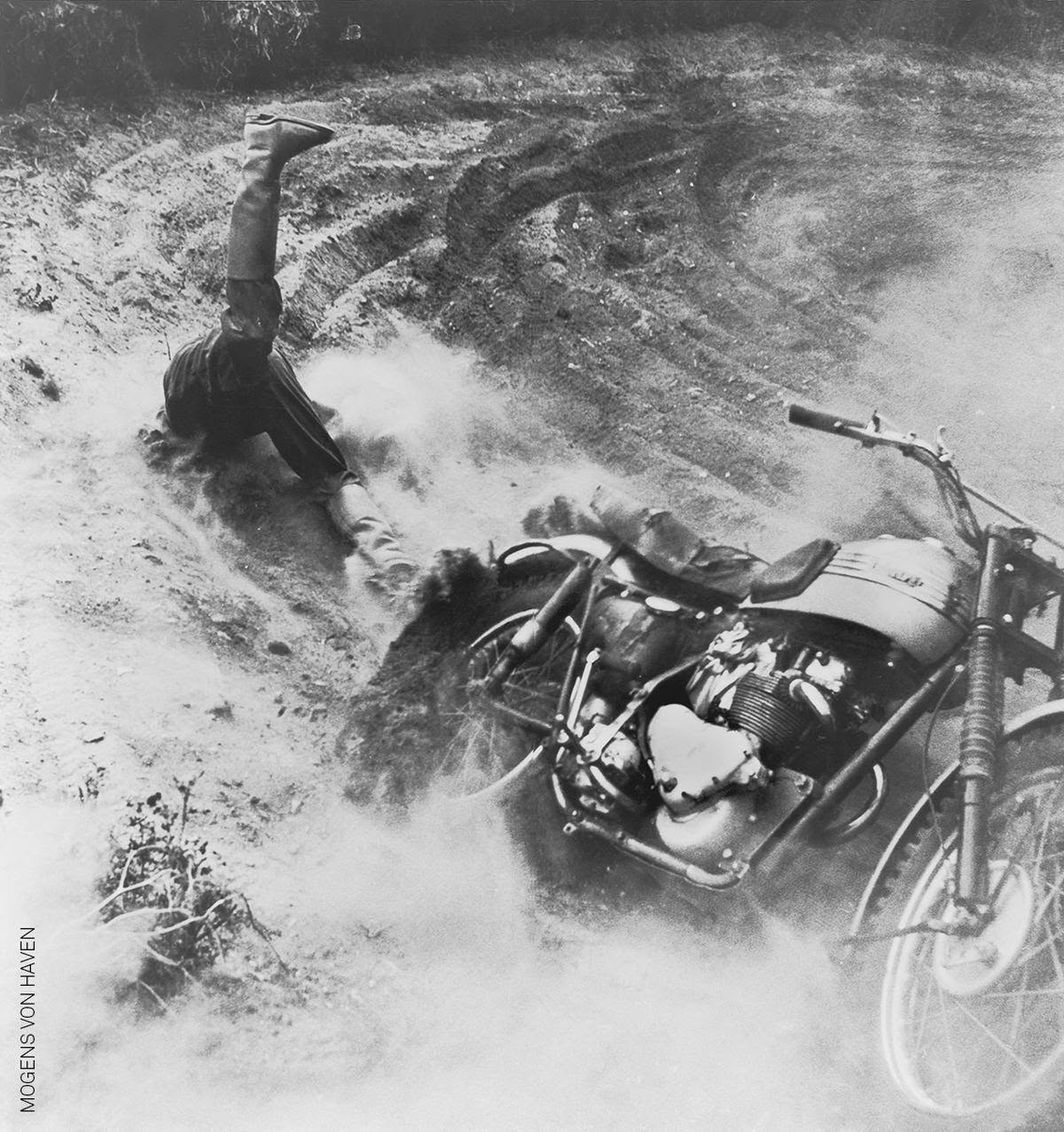 denkmit's tweet photo. You learn something new every day: the first ever winner of the World Press Photo award in 1955 was Danish photographer Mogens von Haven for a shot of a motocross crash at Volk Mølle. Incredible shot! https://t.co/gzwoCUxNUS