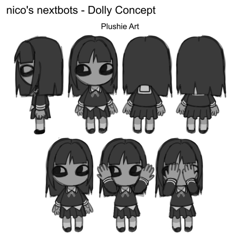 ImNeverSFW's tweet photo. @pterygotid Thank god that nico scrapped this concept for Dolly, the newest version looks much better https://t.co/fuZky2DH1I