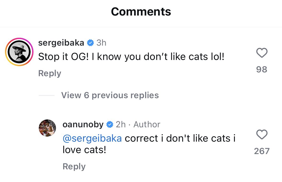 OGsHeadband1's tweet photo. Serge &amp; OG bickering again 🥺 https://t.co/vLV1SNEfMG