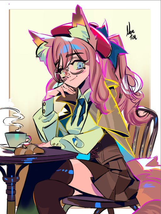 neateaart's tweet photo. Some commissions from this year, all slots remain full until further notice <3. https://t.co/qRmYM4uBC6