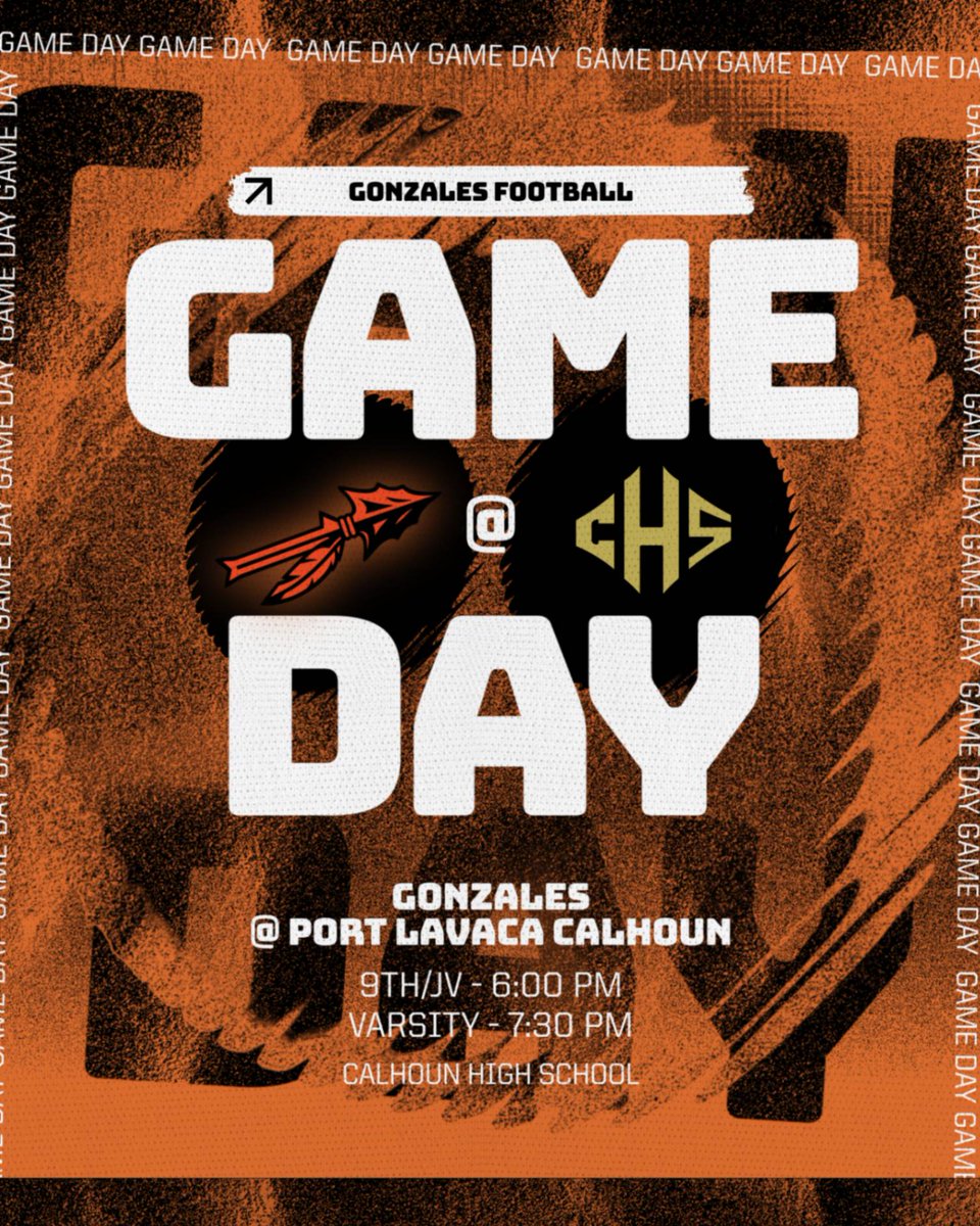 ApachesGHS's tweet photo. Good luck and safe travels to the Gonzales football teams as they travel to Port Lavaca Calhoun for the final tune-up scrimmage before the start of the 2026 season! https://t.co/o3RxyKff4K