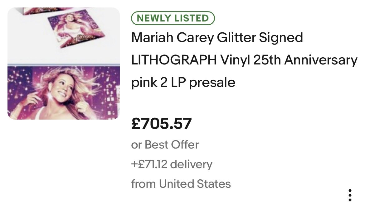 Mimi_lamb's tweet photo. I see the scalpers have been out today. Managed to grab all the new singed glitter Vinyls before us true fans managed to cop one. 

You people are lame and I hope a bird shits on your head and it’s really hard to clean off. https://t.co/6PxgWQTij3