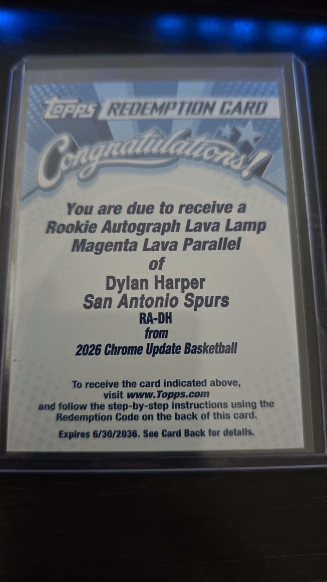 TheRealRayTran's tweet photo. @Topps https://t.co/7FGeD5BESp