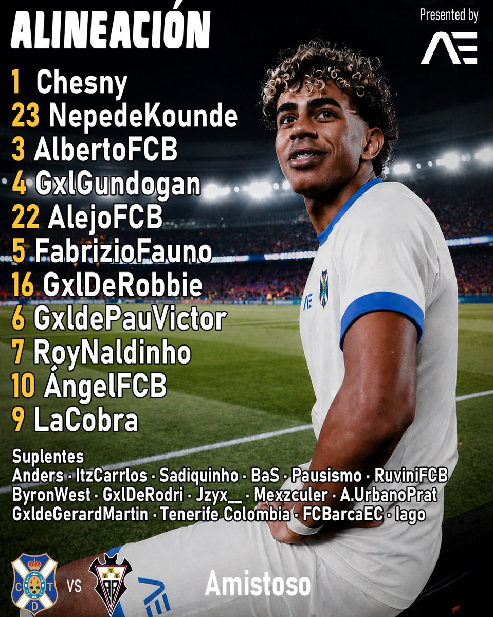 TenerifeLE's tweet photo. ¡Nuestro 11 vs el @AlbaceteBalLE !

#TanNuestro #APorLaSegunda https://t.co/lRfofc3QGw