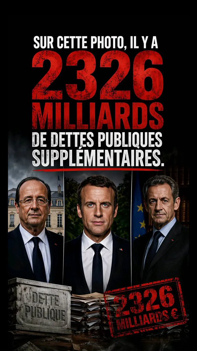 Pascal_Laurent_'s tweet photo. 🇫🇷 PARCE QUE CELA FAISAIT PARTIE DES PROJETS DE LEURS MAÎTRES !
Ne les prenez pas trop pour des incompétents, ils ont simplement obéi aux ordres de mission qui leur ont été donnés par leurs maîtres. Trois menteurs professionnels qui vous ont roulé dans la farine. Le but du jeu, s'enrichir avec les intérêts de la dette et rendre la France insolvable pour la mettre sous tutelle de l'UE ! Maintenant, la question est : "Allez-vous vous faire rouler une fois de plus par une nouvelle marionnette de l'oligarchie" ? Tout ceux qui veulent rester dans l'UE en font partie. Après c'est vous qui voyez !