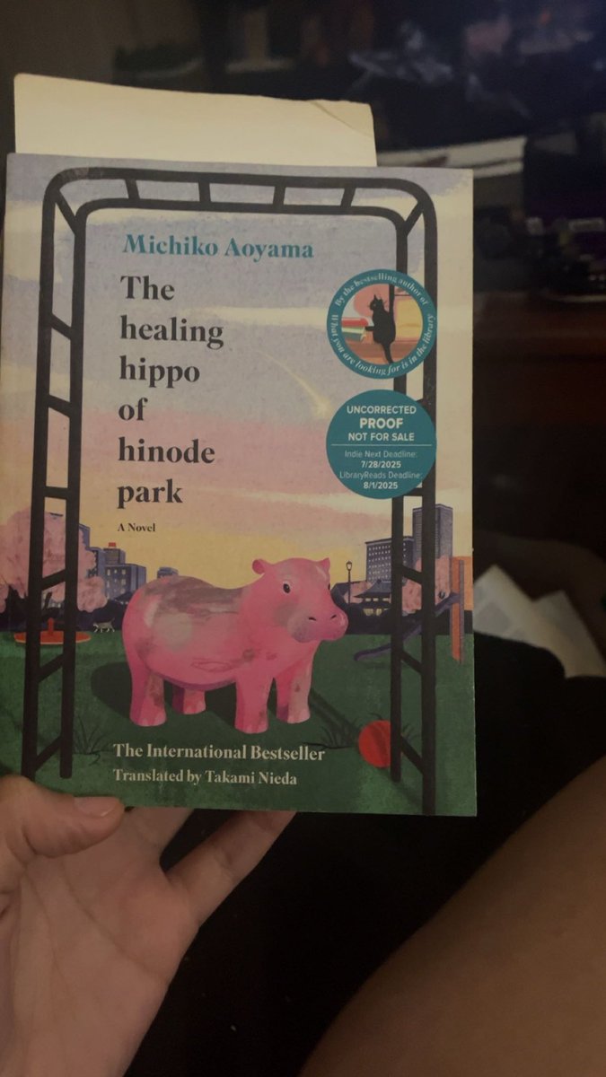 ghostiegirlee's tweet photo. The healing hippo of hinode park was a great read. 5-short stories of different people all wanting to visit this hippo so it can heal whatever is hurting or acting wrong. I loved this slice of life read and I almost cried by the end of it. The stay at home mom story hit the most https://t.co/JlvZ8IBspD