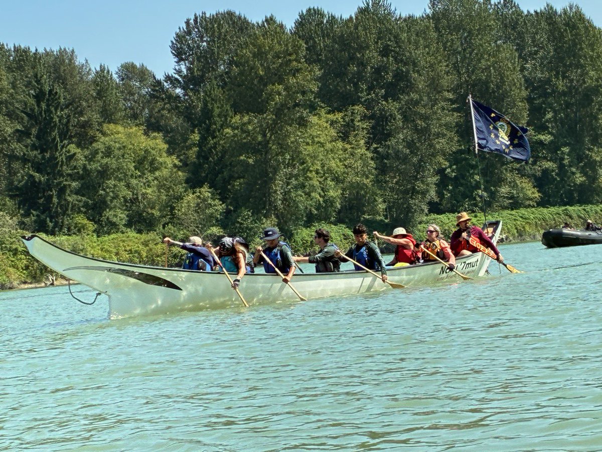 VPDDiversity's tweet photo. Yesterday marked Day 5 of paddling on the Pulling Together Canoe Journey!

According to one participant, the group paddled an impressive 32 km that day! The paddlers made their way from Kwikwetlem First Nation to Tsawwassen First Nation (Wellington Point Park).

A very special thank you to our host Nations, who have welcomed the 2026 Pulling Together Journey team with open arms and incredible hospitality. 🫶🫶

@VancouverPD