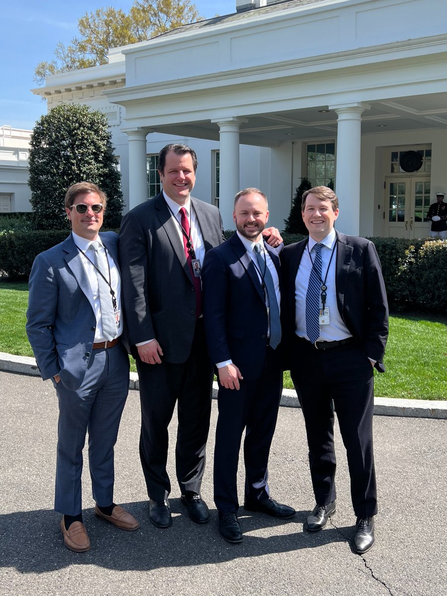 chesterjfields's tweet photo. Eleven years ago, @JamesCBraid interviewed me for a mid-level policy job in a House congressional office. He grilled me on legislative process, my education, my willingness to work brutal hours, and—yes—my vocabulary. Then he hired me. I had no idea that a decade later I would work with James again, this time in President Trump's White House.

But even then, it was clear James was going to be a dominant force in the Republican party and the conservative movement.

If you know James, you know he is the hardest working person in Washington. That is not an exaggeration. But he is much more than that. James is a fiercely loyal friend. He is infinitely intelligent. And he cares about this country deeply—deeply enough to make the kind of sacrifices that have made him the most successful White House Legislative Affairs Director President Trump has ever had, and among the best in American history.

Working with James—whether it was late nights in the Rayburn House Office Building or white-knuckle moments in the West Wing—was the honor of my career. Congratulations, James.