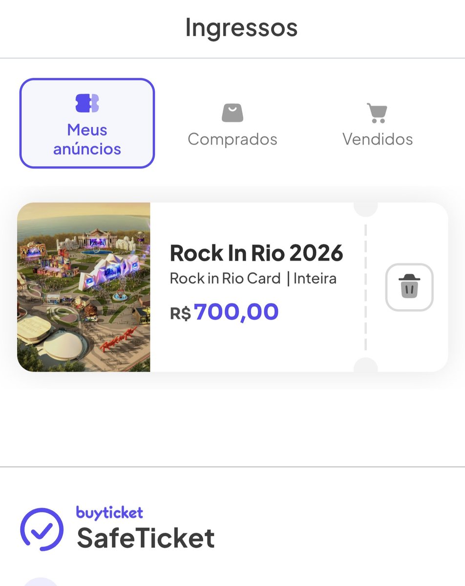 DuDoesntKnow's tweet photo. Vendo venda ingresso Rock In Rio dia 11 de setembro 11/09
Inteira gramado 
Motivo: consegui meia 
#Vendo #venda #rockinrio 
#straykids https://t.co/MvIPmUlHhz