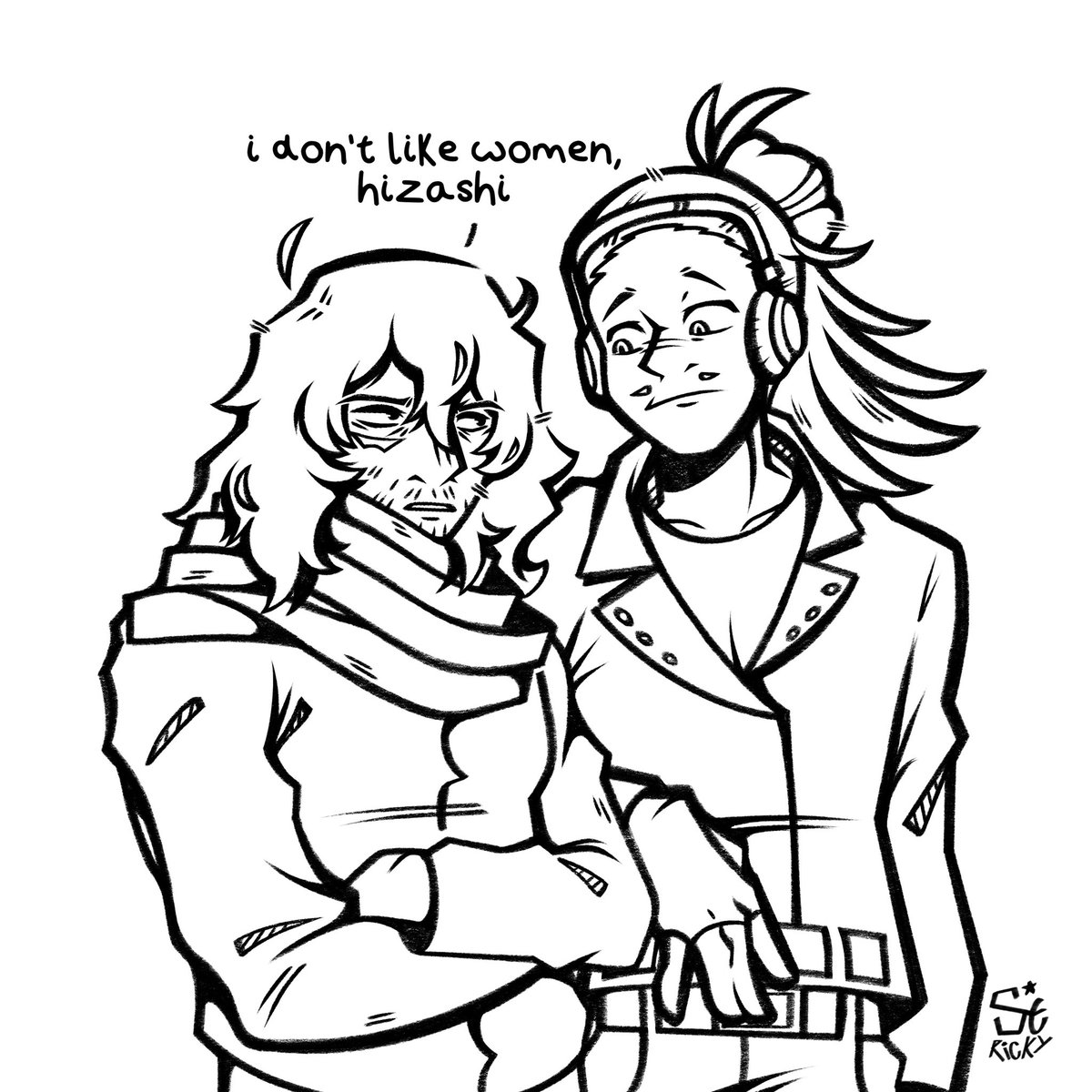 saint_ricky_'s tweet photo. [ #mha #erasermic ] let’s all pretend i’m not late to another trend https://t.co/NedZRnYBh0