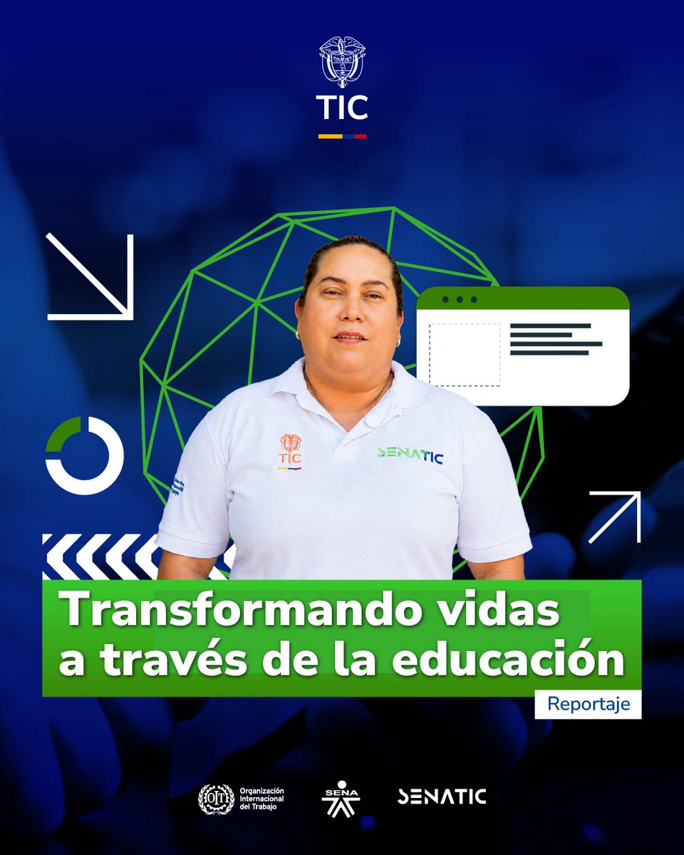 OITAndina's tweet photo. 👩‍🏫✨Para Blanca, ser instructora de #SENATIC significa acompañar a jóvenes que hoy creen en un futuro lleno de oportunidades. Verlos crecer, prepararse y acercarse al mundo laboral es la mayor recompensa de su labor.💻🌱

ℹ️ https://t.co/6Gqxscop0k https://t.co/3Lfsyp7yLK