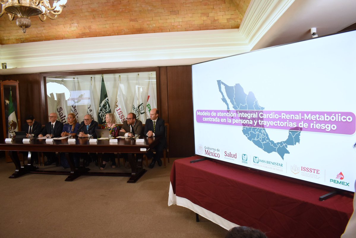 DKershenobich's tweet photo. Hoy anunciamos el Modelo de Atención Integral del Síndrome Cardio-Renal-Metabólico como una Política de Implementación Nacional. https://t.co/7FZcifWlGH