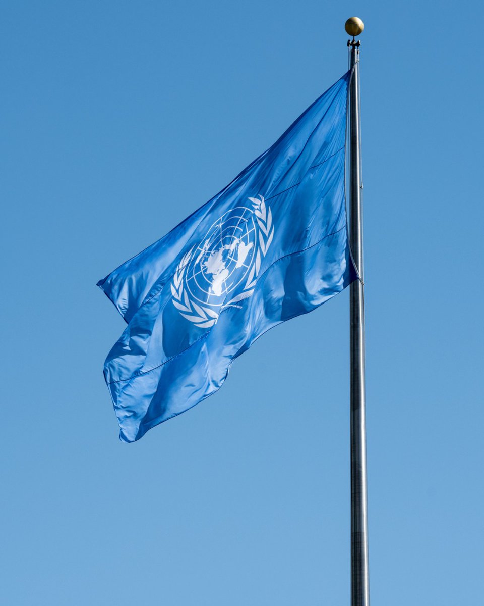 UN's tweet photo. From eradicating smallpox to healing the ozone layer, over the last 80 years the UN has led the way to some of humanity’s greatest triumphs.

Today, the #UnitedNations is needed more than ever.

We’ll continue to carry out our work with determination. https://t.co/105vArPUKC