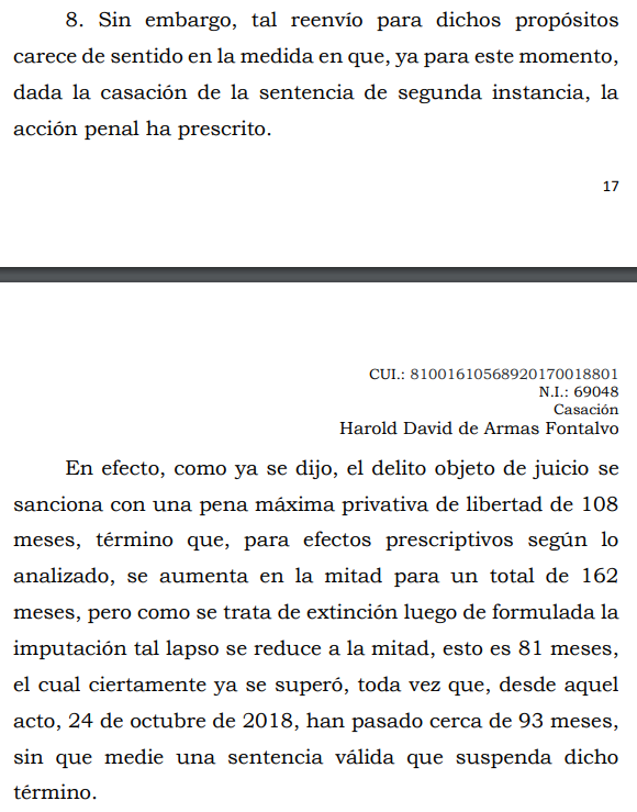 loviedoH's tweet photo. Corte S. Rad. 69048/26.

Más allá de decretarse preclusión por prescripción.

Patrullero de la policía llevó motocicleta institucional al taller, aprovechó tal acto para vender el estupefacientes al agente encubierto, se entiende que con OCASIÓN de sus funciones aumente el https://t.co/VoARyJByEs