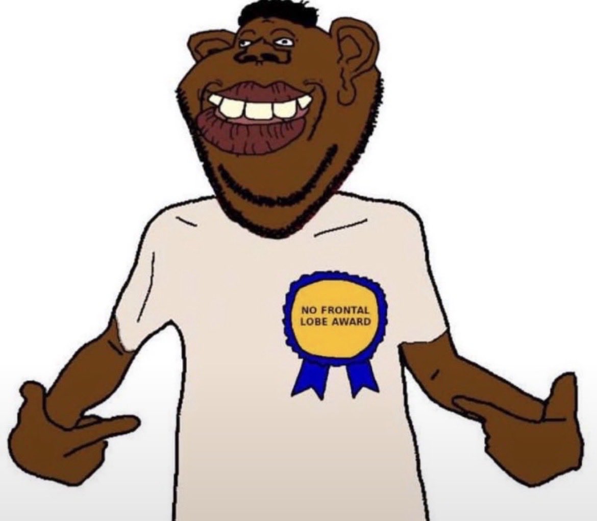 pallUmbrella's tweet photo. @zozizilo4n @1slamisgay @mmourntheliving Shut the fuck up nigger shitskin 70iq https://t.co/I1vZp6s9fg