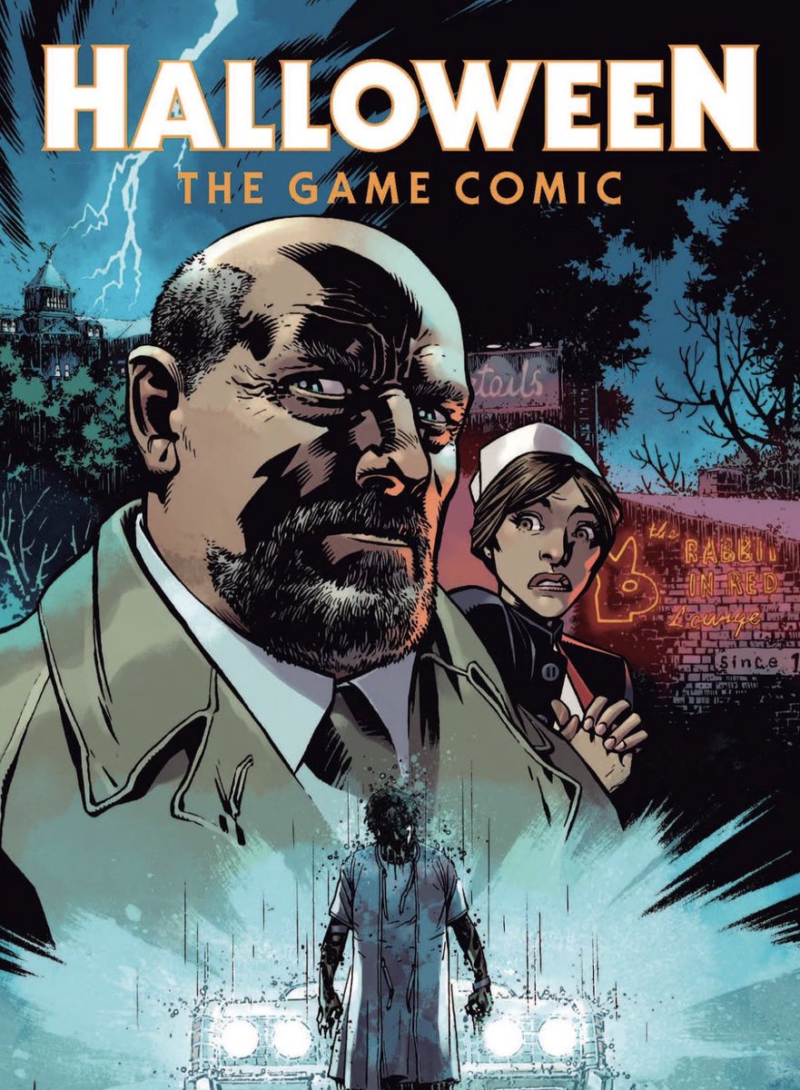 SourceHalloween's tweet photo. All the cover variations for the #1 issue of the Halloween: The Game comic. The official on-sale date will be November 4th 🔪📖

It will also be available with the digital Deluxe Edition and physical Collector Editions of the game!! https://t.co/MiDxR21dIH