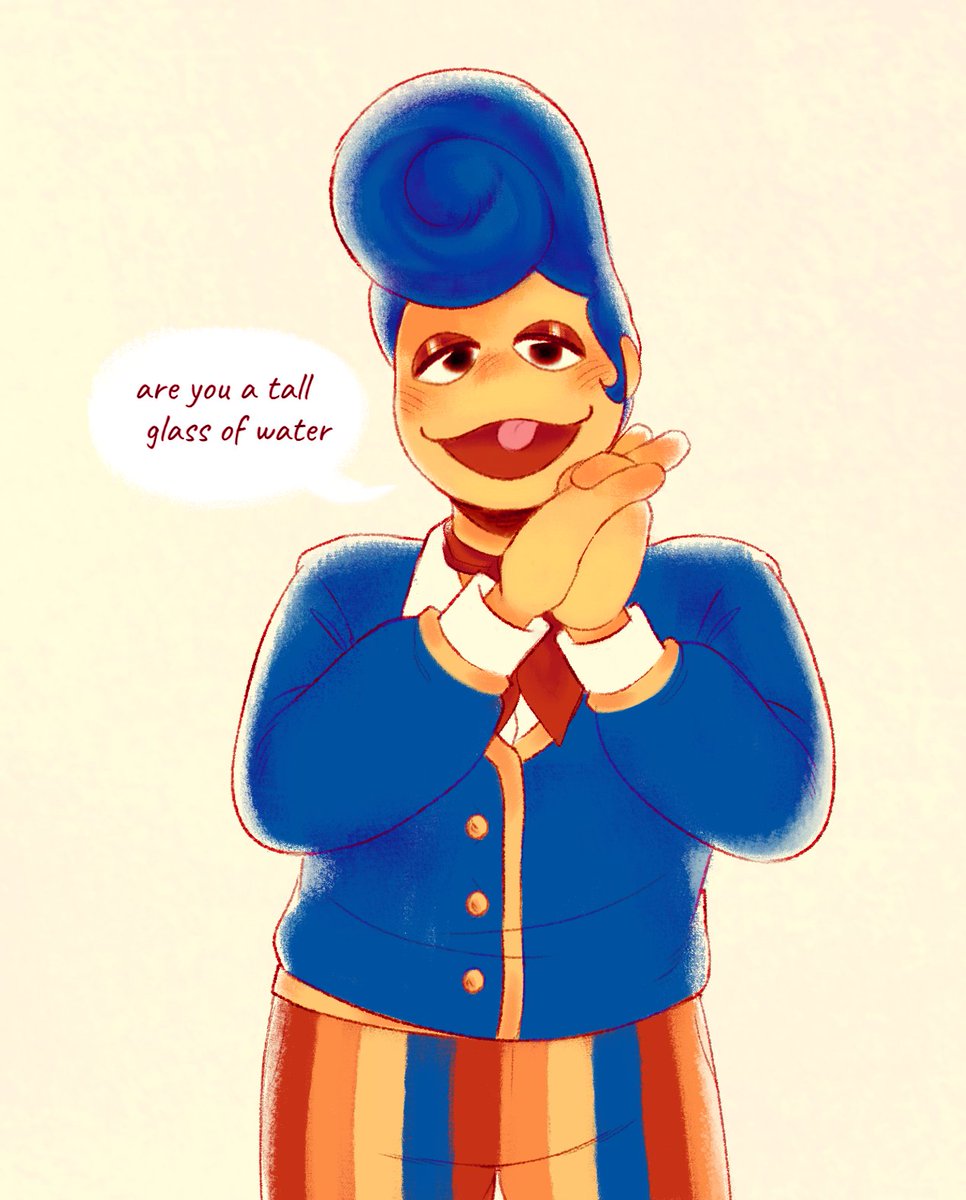clown4clown_'s tweet photo. A little drawing, From clown's most recent live stream! 
I'm late.. but! Welcome home update TOMORROW!!
#wallydarling #welcomehomefanart https://t.co/Y0I3Cel3TB