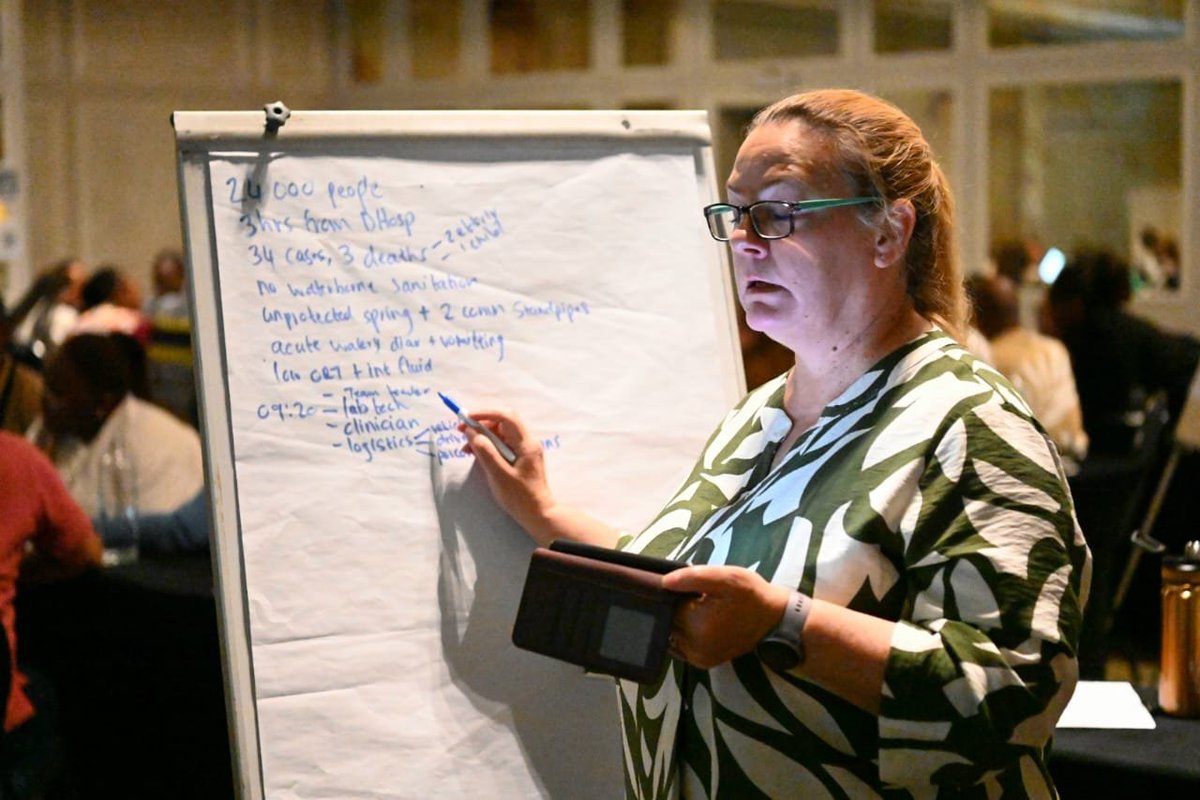 HealthZA's tweet photo. #EnvironmentalHealth Day 3 of the National Food Sampling &amp; Related Outbreak Response Capacity-Building Workshop for Environmental Health Practitioners in Durban, focused on strengthening participants’ understanding of public health emergency response and outbreak investigation. https://t.co/NkYQaVAeNR