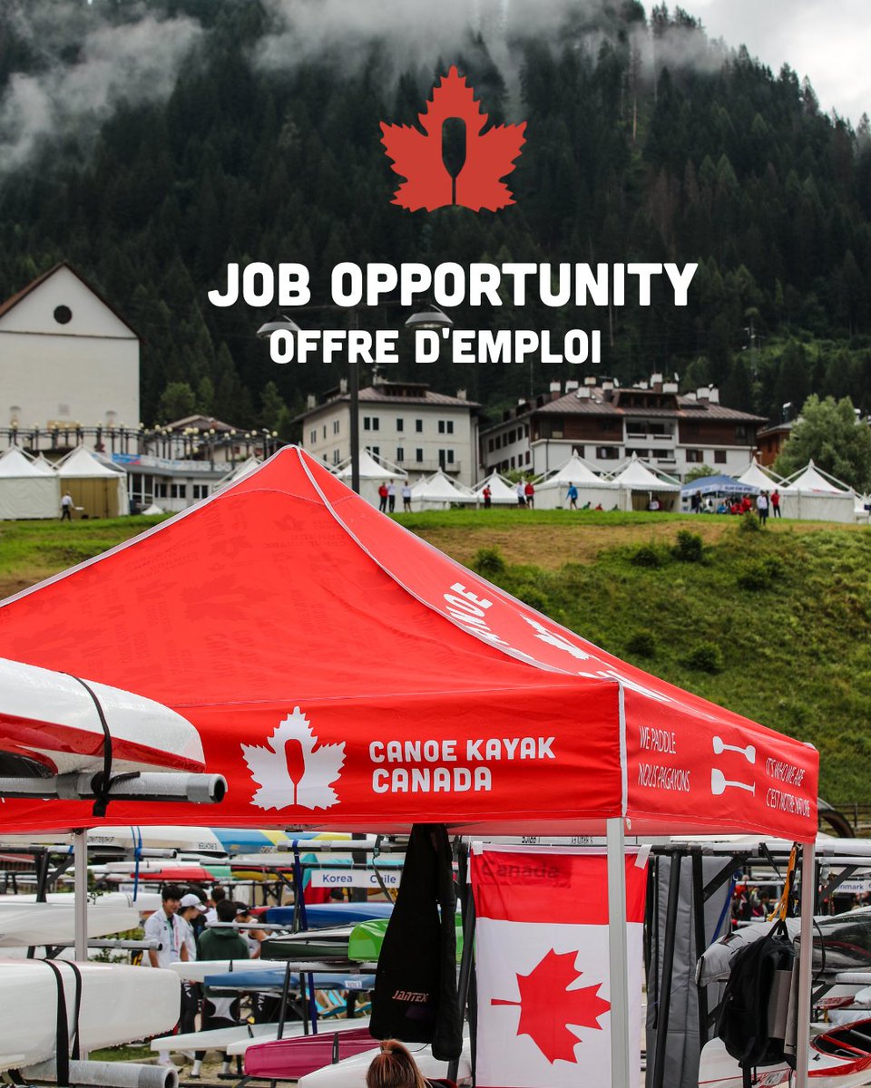 CanoeKayakCAN's tweet photo. 📣 We're Hiring!
 
 A reminder that Canoe Kayak Canada is looking for a Finance &amp; Administration Coordinator to join our team in Ottawa.
 
 📅Applications are open until the position is filled.
 
 Learn more and apply today! Link below:
https://t.co/sMq8iFS3cw https://t.co/2dYdSB3Rxt