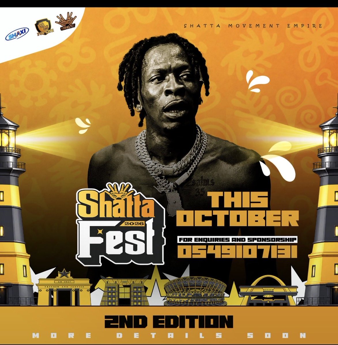 AprokoMadamTv's tweet photo. I also support Benisah Saviour on this one! 👏🔥 King Wale, for this coming Shatta Fest, no free show or free entry oo! 😂 Ticket must be sold, and we the fans are ever ready to support and buy our tickets. 💪🏾❤️ We dey ready! Clock it! ⏰🔥👑 #ShattaWale #ShattaFest #SM4Ly https://t.co/R9NF7U6Dfg