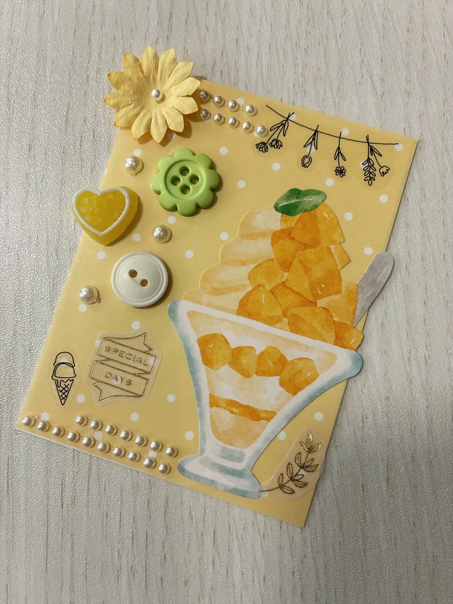 mayuko_collage_'s tweet photo. 【ポストカードコラージュ】
＊本日のメニュー＊
🥭マンゴーパフェ🥭

#コラージュ
#コラージュ好きな人と繋がりたい https://t.co/HDLCXR4wDj