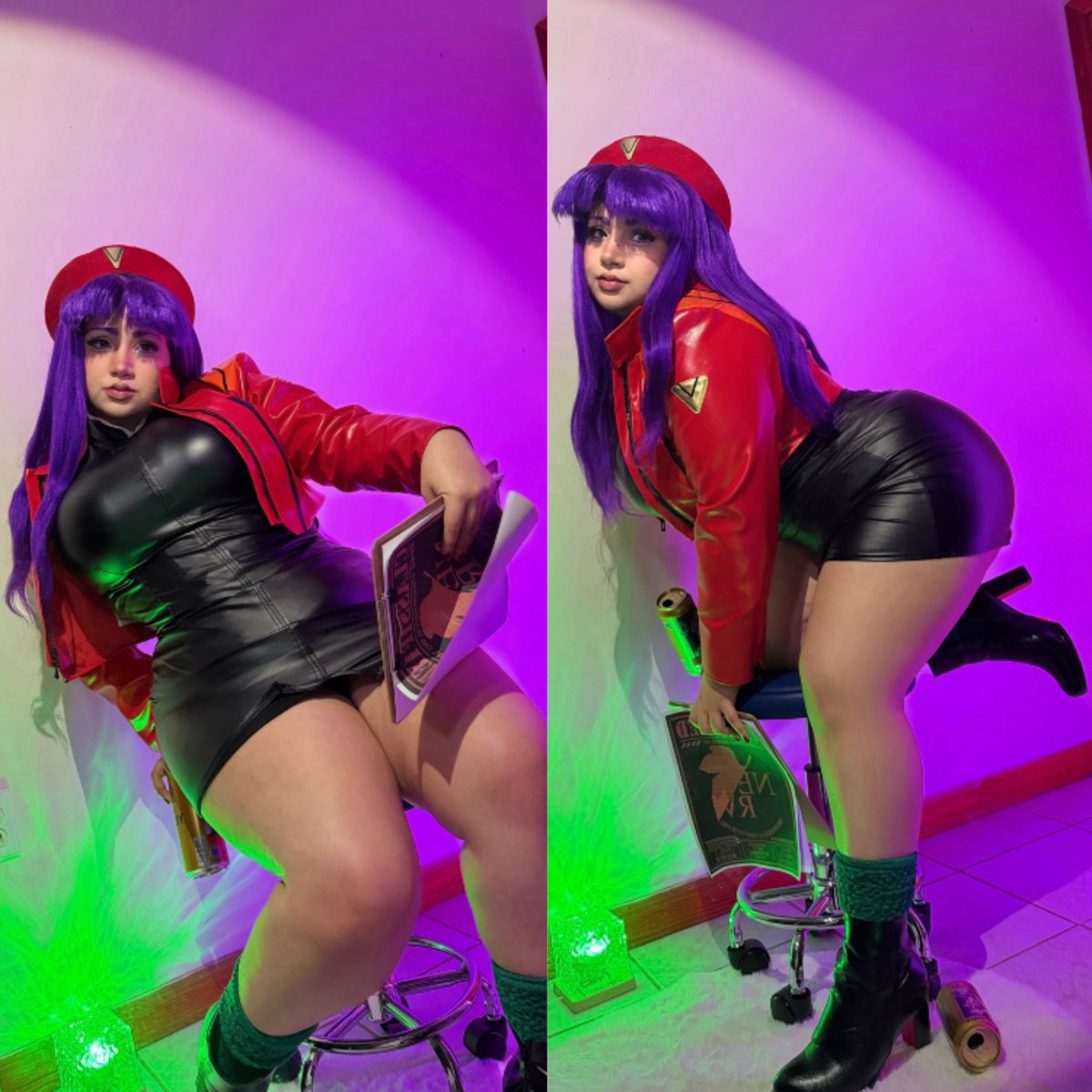 eTyrantt's tweet photo. Misato Katsuragi reporting for duty 
(˶˃ ᵕ ˂˶)و https://t.co/MoQ2G3Cbjh