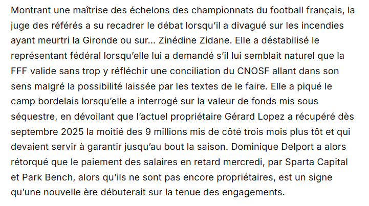 PaxAquitania's tweet photo. ⚽️ Article captivant de @nlgSO sur l'audience au TA des @girondins &amp; @FFF aujourd'hui: https://t.co/F42usrDXrY 

Où il est confirmé que la DNCG -qui a tt de mm pouvoir de vie et de mort sur les clubs hein- on lui fait bien croire ce qu'on veut. Gerard Lopez, né avant la honte. https://t.co/LTOh0EWD8D