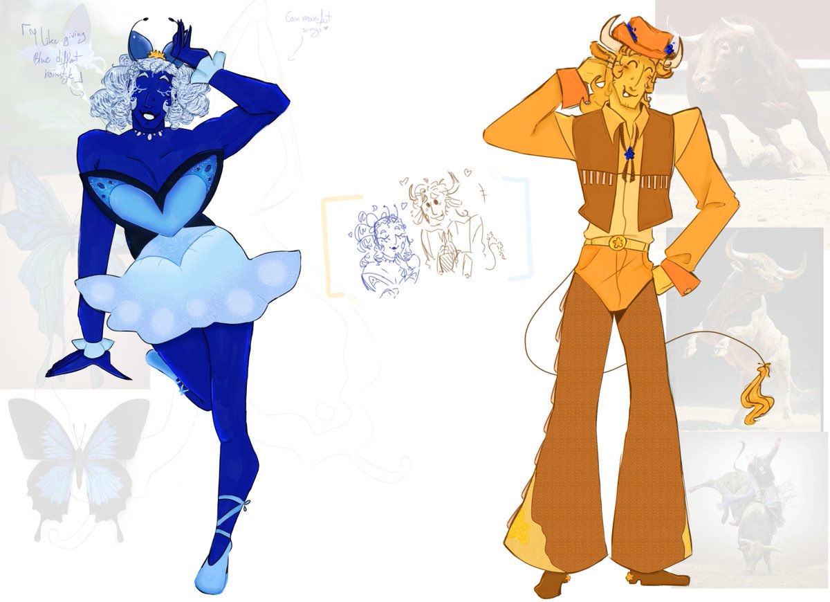_dagixx's tweet photo. Finally done! I redesigned them because I wanted to add some little details #blellow https://t.co/fGOrJuKfcD