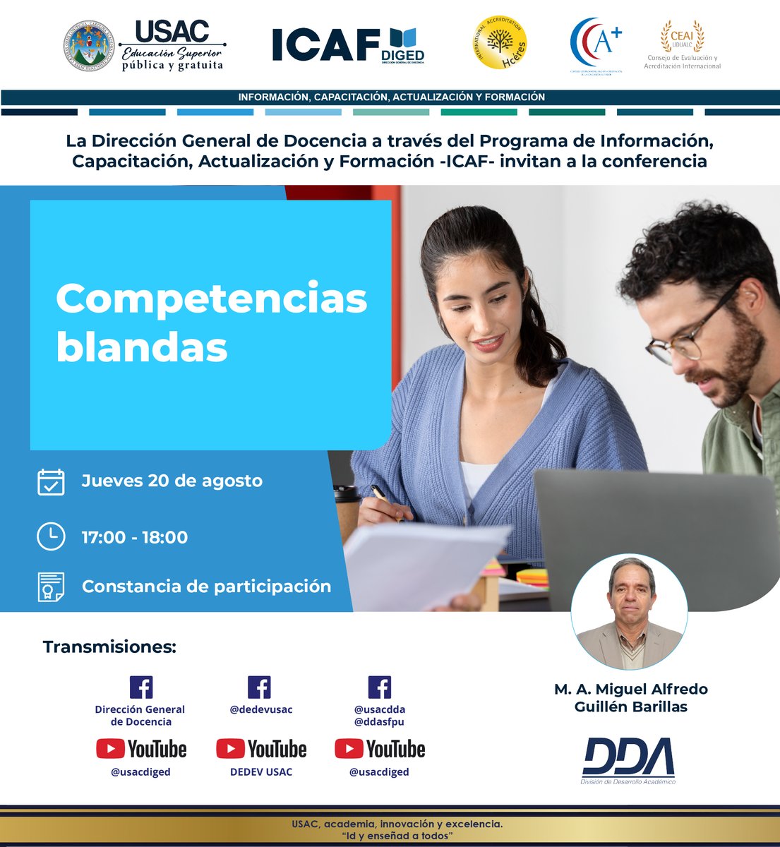 usacdedev's tweet photo. 👩🏻‍🏫Las competencias blandas confirman su importancia con el desarrollo de la inteligencia artificial, irrumpiendo bruscamente en los entornos académicos y laborales, se convierten en piezas fundamentales para el desarrollo de los estudiantes👨🏻‍🏫
🗓️jueves 20 de agosto
🕔17:00 – 18:00 https://t.co/24jIuGMiv2