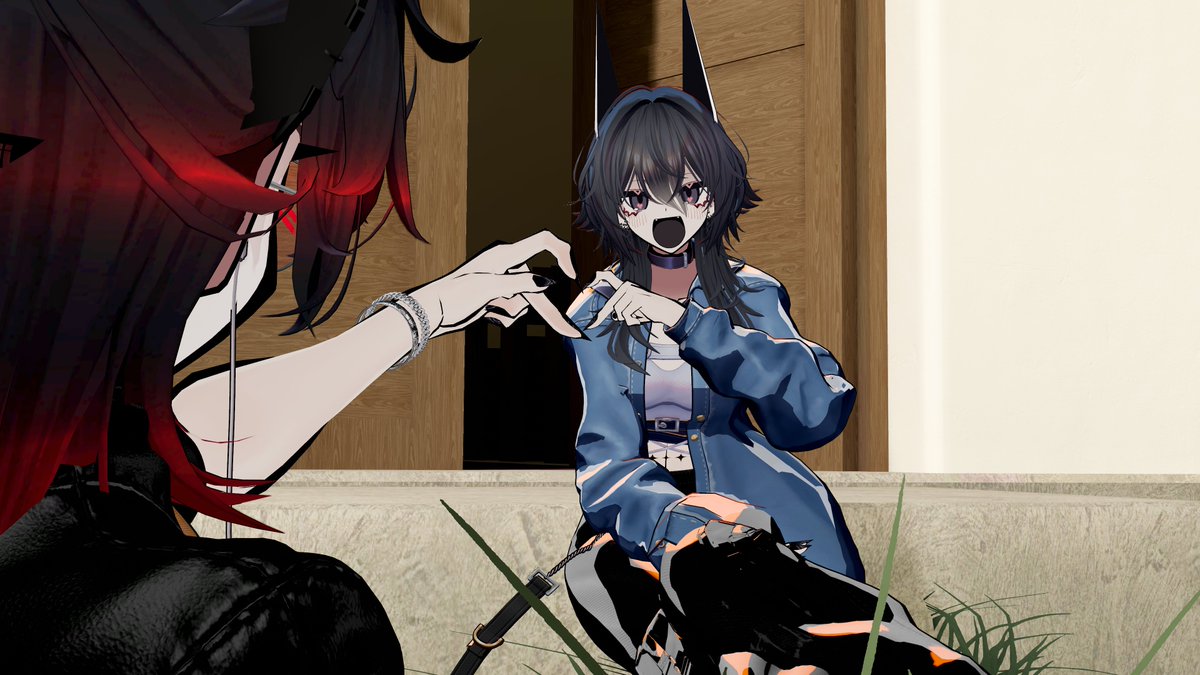G41TAT's tweet photo. 恶魔踏青！
#SIUSIU3D 
#VRChat https://t.co/idw0PwKnXe
