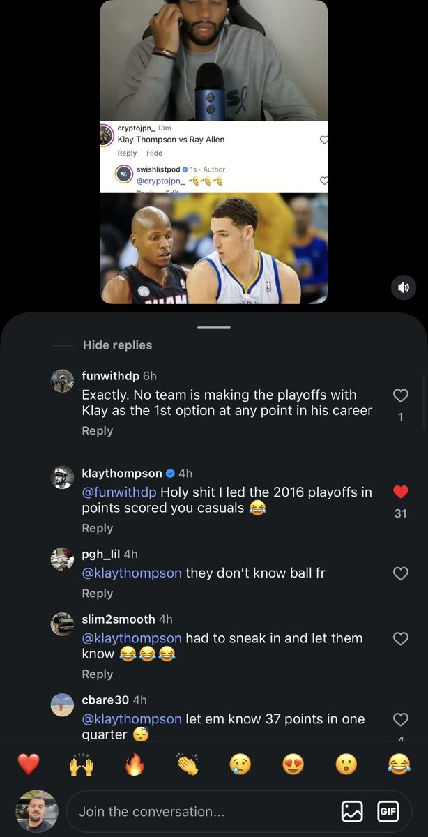 nba_pass's tweet photo. TALK THAT TALK KLAY https://t.co/nAR7trUW0T