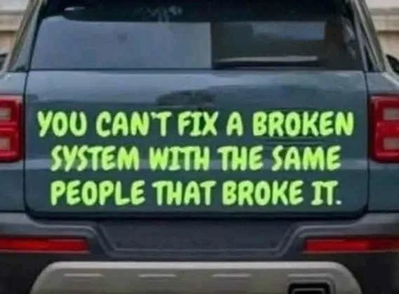 judymorris3's tweet photo. If you keep doing the same thing over and over, you will always get what you already have.

Saving America and the world from endless wars, tyranny and oligarchy requires #Vote3rdParty. https://t.co/Y4F9Q9XhFy