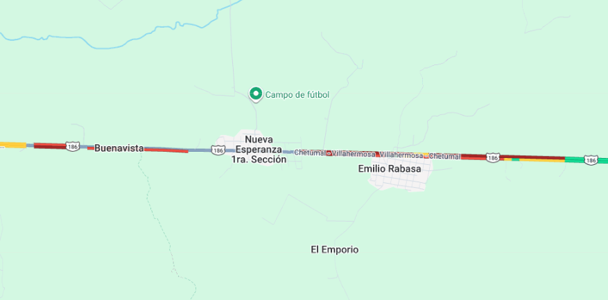 MendozaRaay's tweet photo. Buenas tardes
tendran información sobre el trafico detenido en la carr. Villahermosa-Chetumal poblado Emilio Rabasa @GN_Carreteras @CAPUFE https://t.co/hYW4egracH