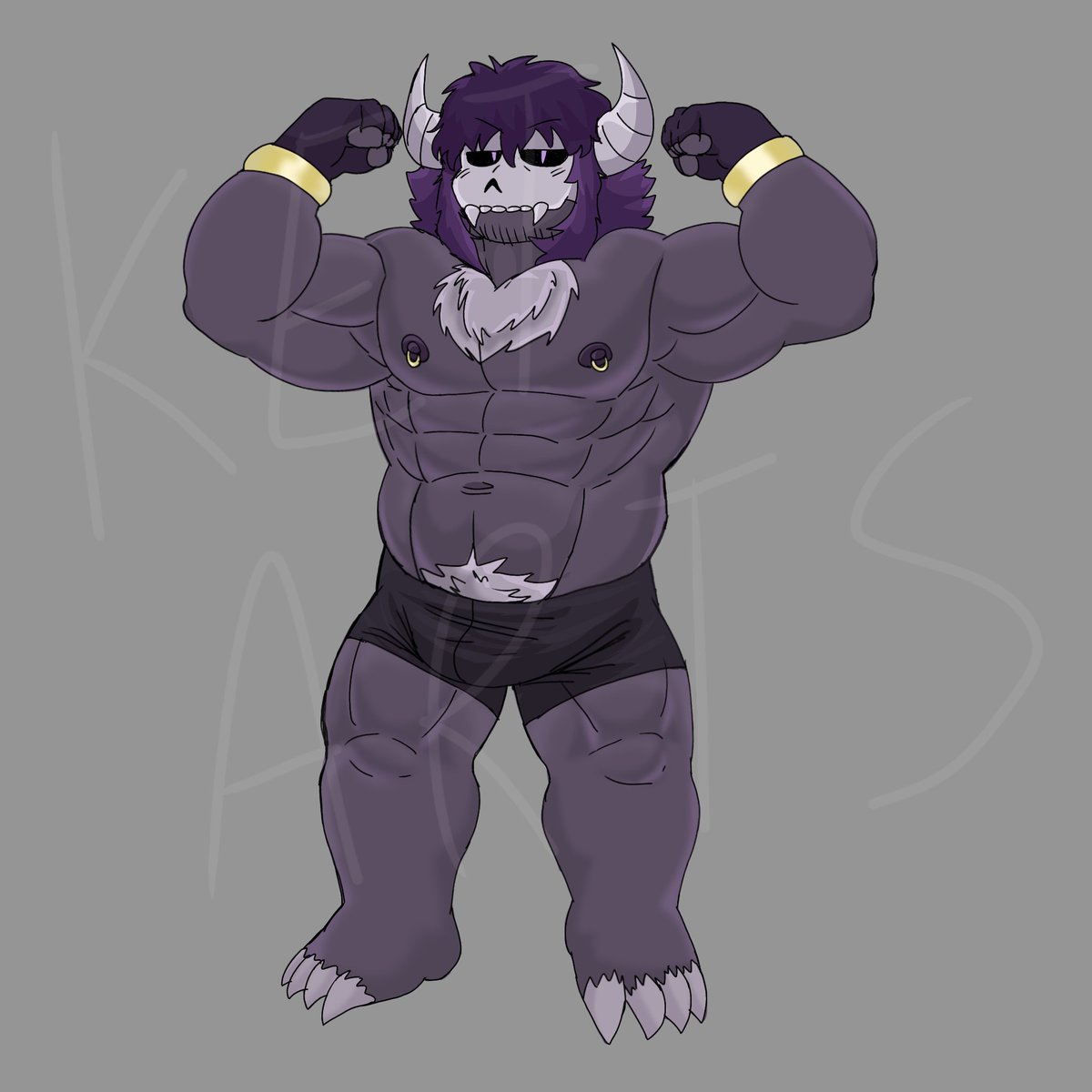 ketart_508's tweet photo. Skull monster. 
#art #digitalartㅤㅤㅤㅤ #oc #monsterart https://t.co/1dRk2ickVA