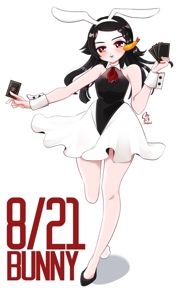 3miyado6's tweet photo. 間に合ったあああ
ちゃんと描いたのは初めてなバニーの日🐇 https://t.co/yuA1WJyqCW