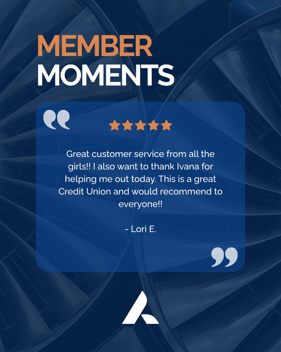 AERO_Financial's tweet photo. Great service starts with great people! We're so thankful for our team members like Ivana who go above and beyond to create meaningful experiences for our members every day. 🙌

#MemberAppreciation #CreditUnion #CustomerService https://t.co/oa1QD3Q8ay