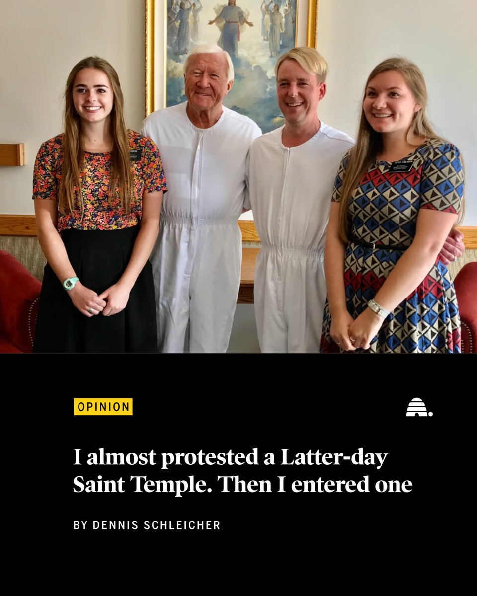 Deseret's tweet photo. “For years, I believed the house of the Lord wasn’t meant for someone like me. I couldn’t have been more wrong,” Dennis Schleicher writes. https://t.co/XWRHum6nIW
