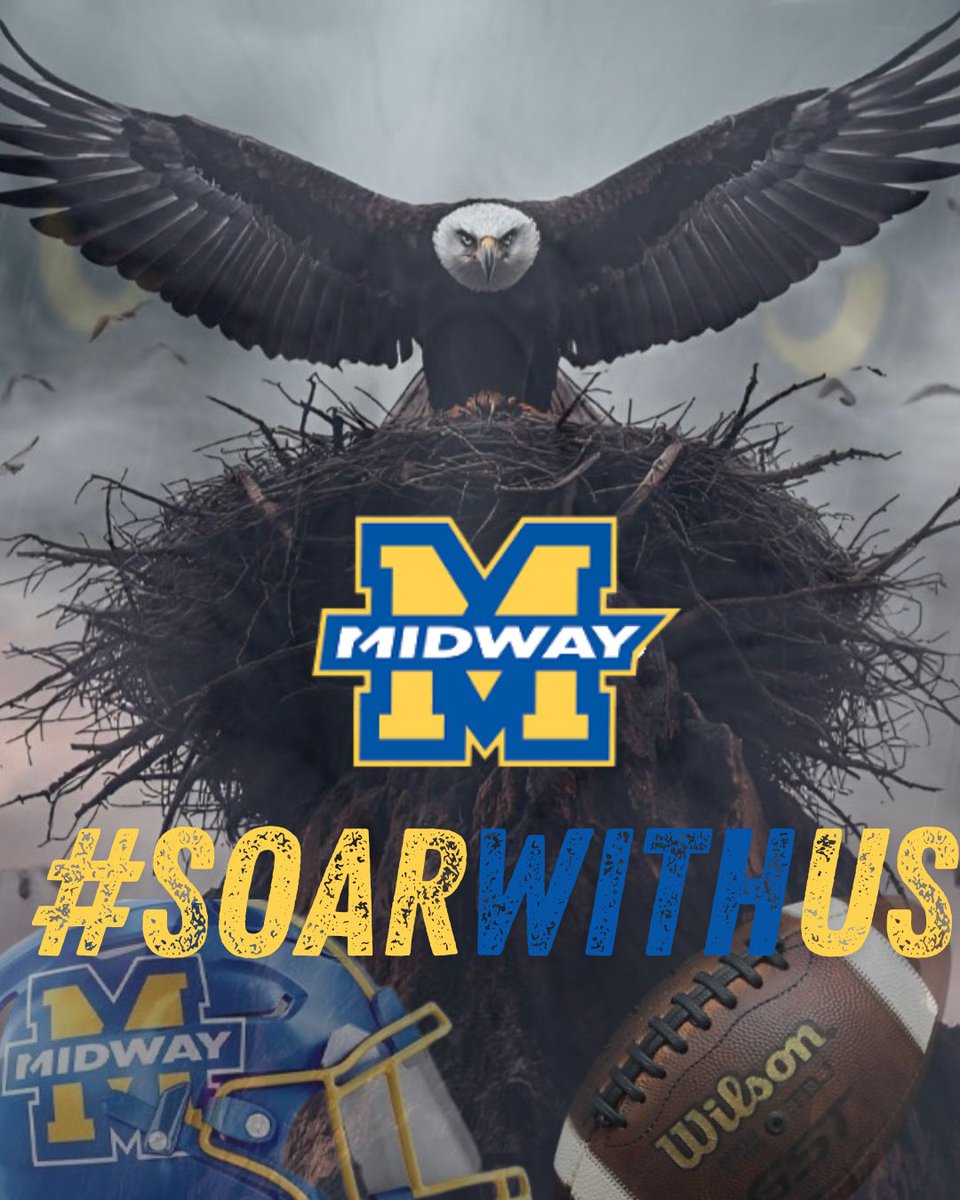 Mich4elMet's tweet photo. Thank you @OfficialBCos for the game day invite excited to get down to Midway and see the campus and meet the coaches. They ready to ball out. @MidwayEagles_FB #Soarwithus https://t.co/4Nbga3aly6